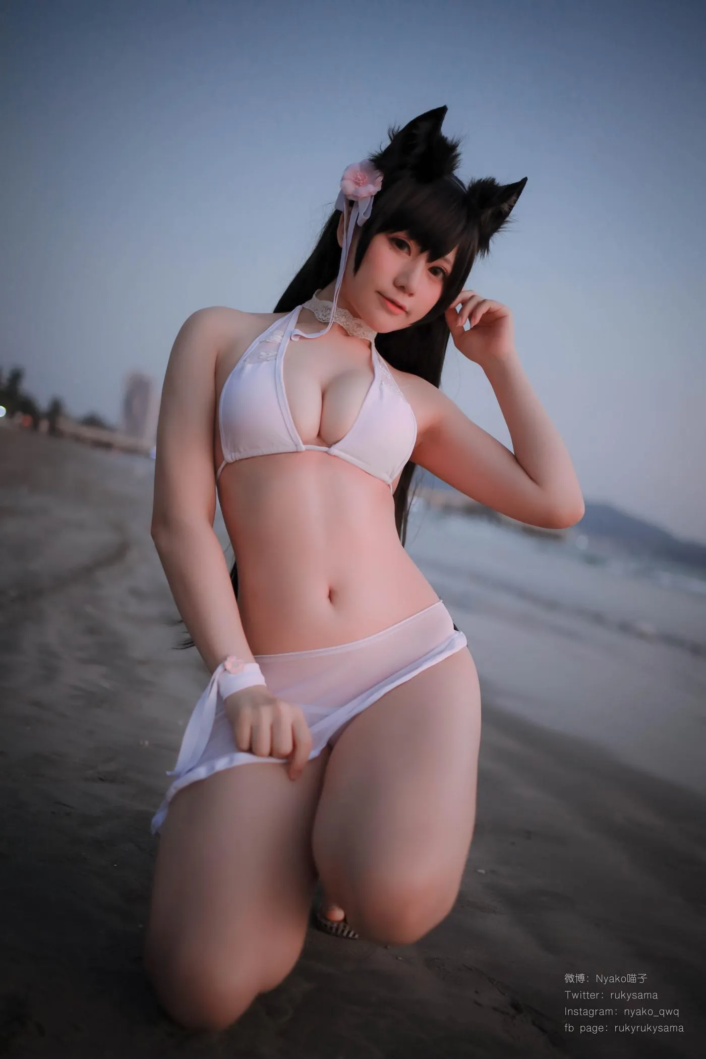 Nyako喵子 – NO.16 爱宕泳装 [25P]插图7